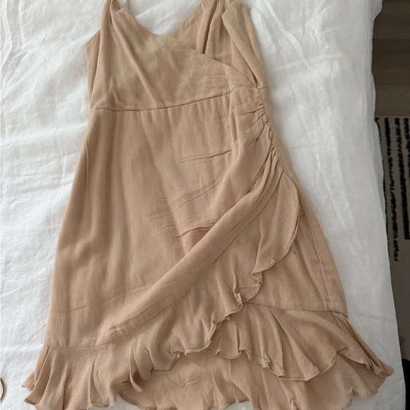 Lovers + Friends Nat Mini Dress in Sand - Picture 3 of 5